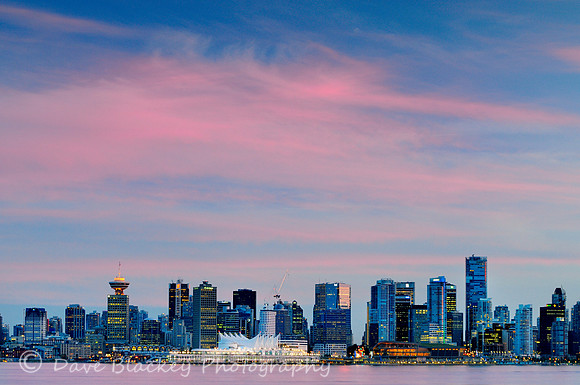 Canada Place Vancouver, skyline, Canada Place, Vancouver, skyline, night, Burrard Inlet