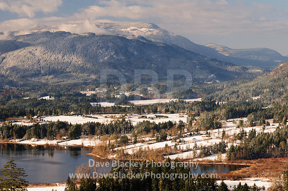 Snow, covers, Duncan, Cowichan Valley