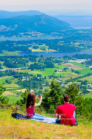 Mt. Prevost, Cowichan Valley model Duncan, view, Lia, Kiel