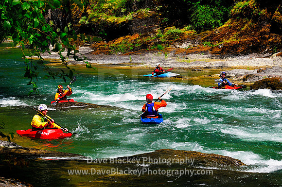 Cowichan River, white water kayaking, Horseshoe Bend, Lake Cowichan