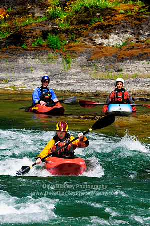 Cowichan River, white water kayaking, Horseshoe Bend, Lake Cowichan