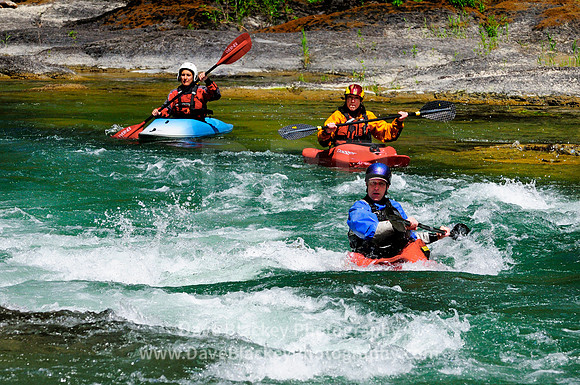 Cowichan River, white water kayaking, Horseshoe Bend, Lake Cowichan