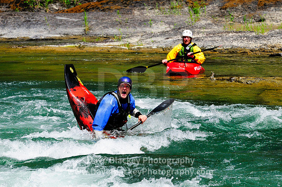 Cowichan River, white water kayaking, Horseshoe Bend, Lake Cowichan
