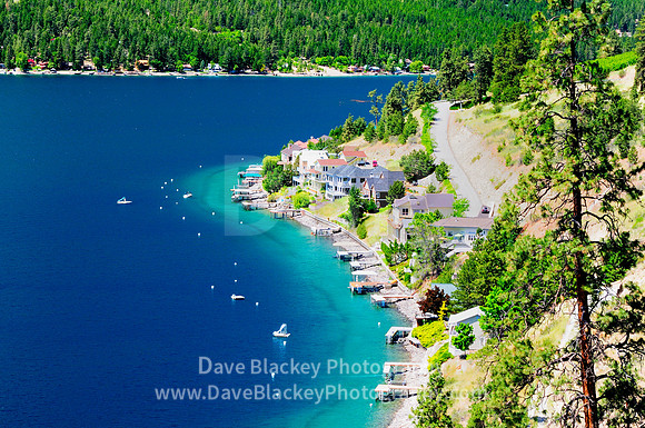Lake Chelan, Washington State, lakefront homes, docks
