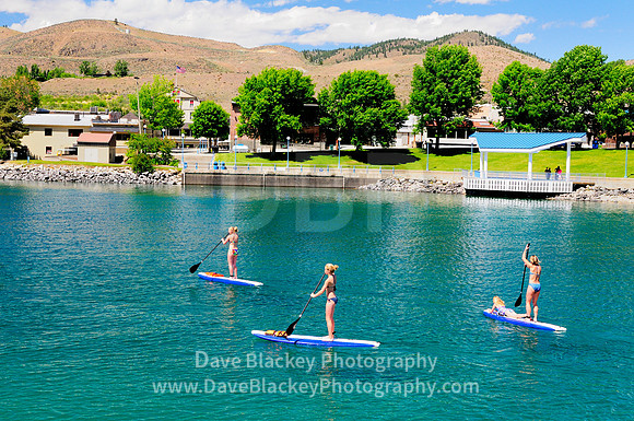 Stand up paddle boards, Lake Chelan, Washington State