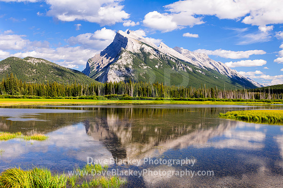 Mt. Rundle, Vermilion Lakes, Banff, Alberta
