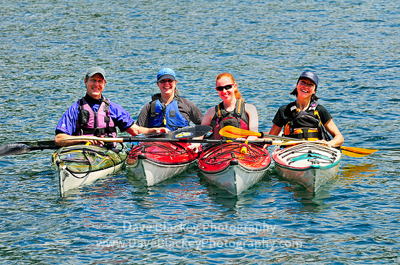 Cowichan Lake, kayakers, rafting,  recreation