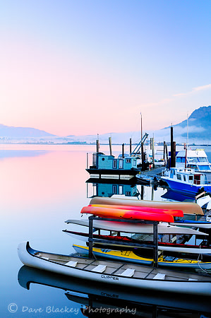 Cowichan Bay, The Colour of Canada, docks, canoes kayaks, float homes, marina