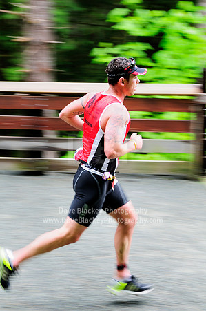 Subaru Triathlon, Shawnigan Lake, Kinsol Trestle, runner