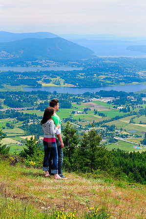 models Mt. Prevost, Cowichan Valley, Duncan, view, Lia, Kiel, model