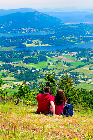 Mt. Prevost, Cowichan Valley, Duncan model view, Lia, Kiel