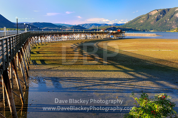 Salmon Arm Wharf (the longest wharf in North America) in Salmon Arm, Salmon Arm Wharf, longest wharf in North America, Salmon Arm, BC