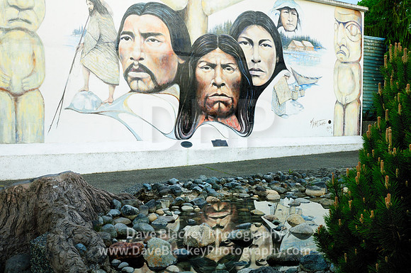 Paul Ygartua, mural native heritage Chemainus, mural, native heritage, Chemainus, Paul Ygartua