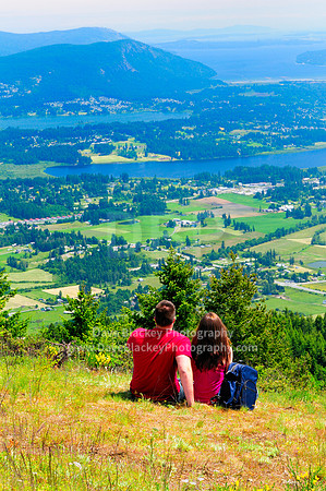 Hiking, Mt. Prevost, Duncan, view scenic scenery Cowichan Valley, Lia, Kiel