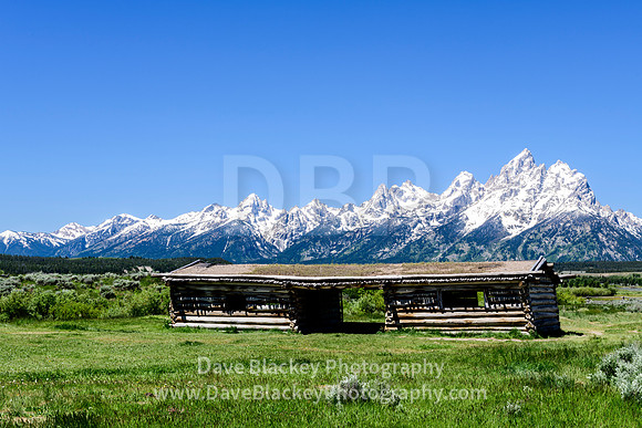 Cunningham Cabin in Grand Teton National Park, historic Cunningham Cabin near Jackson Hole Wyoming