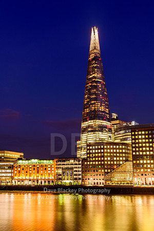 The Shard, London England, city skyline, skyscraper, Old Waterman's Walk, offices, hotels rooms and restaurants