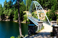 Wagon Creek Pedestrian Bridge, Siskiyou Lake, Mt. Shasta, California