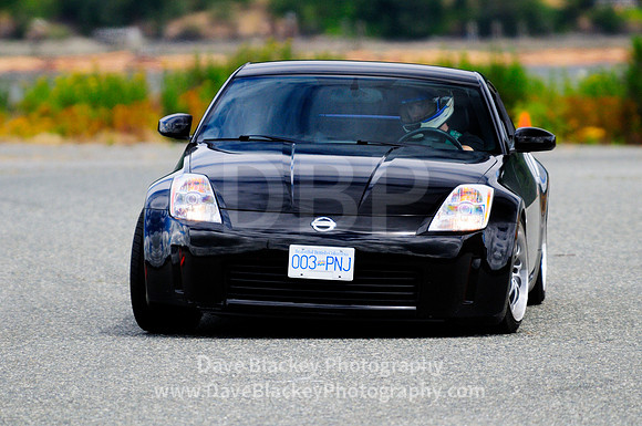 Victoria Corvette Club, Nissan 350Z Coupe, racing, slalom, Cowichan Bay event