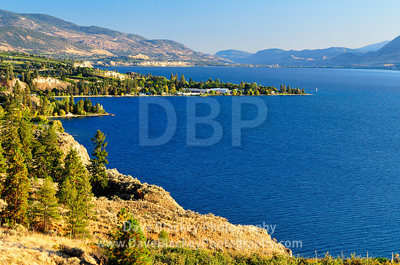 Naramata on Okanagan Lake, wine country, BC, British Columbia