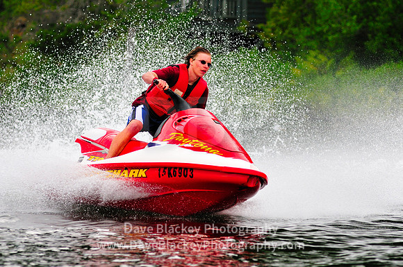 Shawnigan Lake, jet ski, tricks, turns, Tigershark Daytona 770