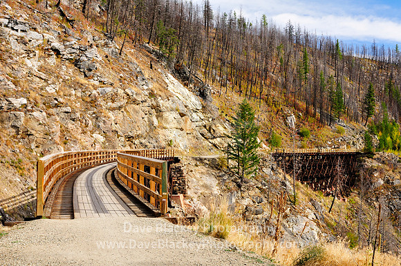 Myra Canyon Trestle #14 on old Kettle Valley Railway, Trestle, Myra Canyon Trestles, Kettle Valley Railway, Kelowna