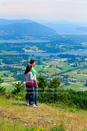Hiking, Mt. Prevost, Duncan, scenic views Cowichan Valley, Lia, Kiel