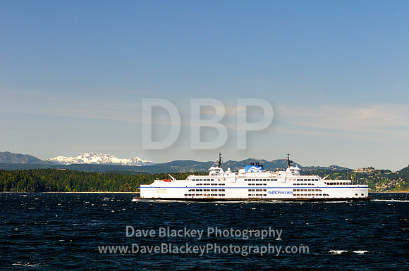 BC Ferry, Queen of Alberni, Nanaimo,  Mount Arrowsmith on Vancouver Island